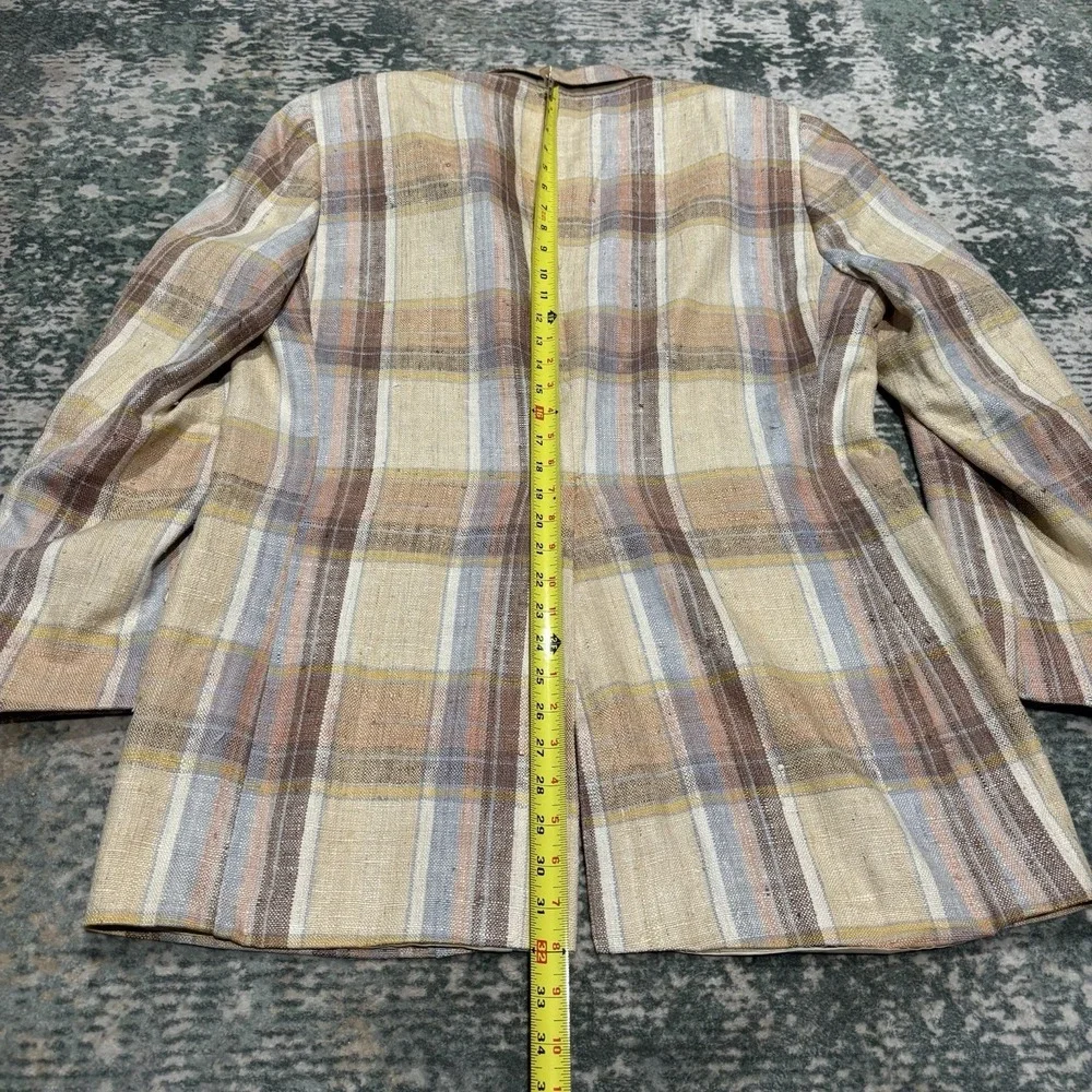 Vintage 1970s Knickers plaid blazer Size 44